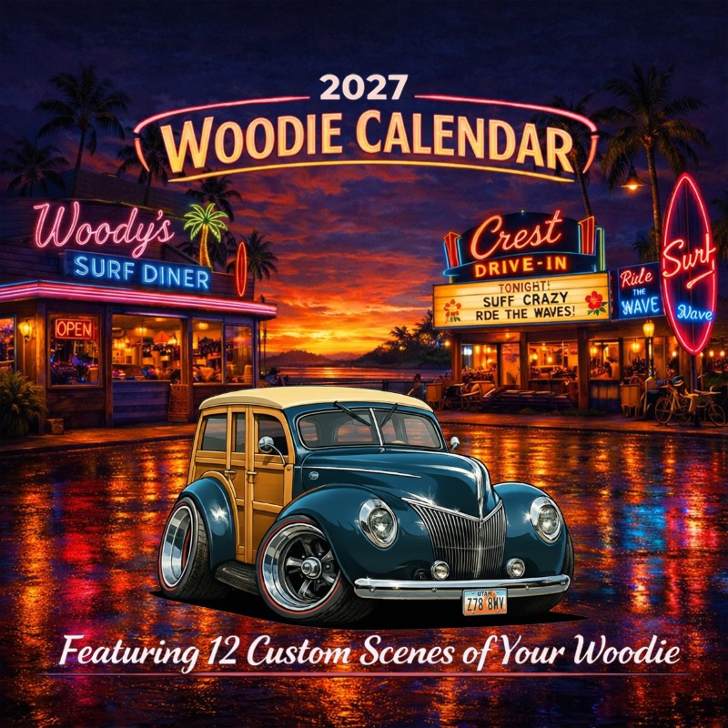2027 Woodie Neon Calendar Z788WV-UT