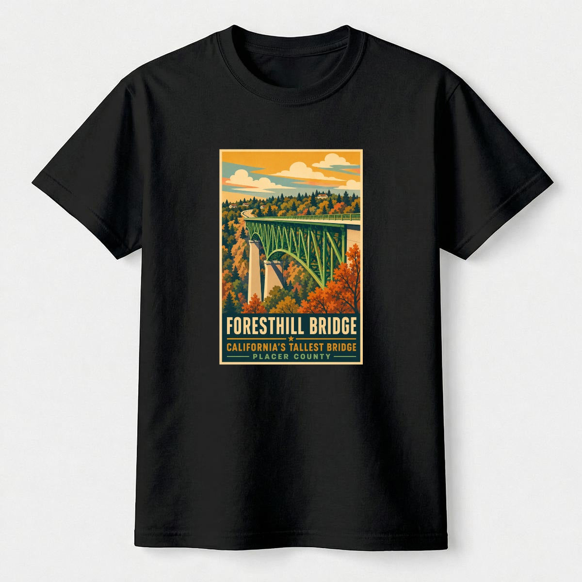 Foresthill Bridge Placer Co | Comfort Colors C1717 Woman's T-Shirt