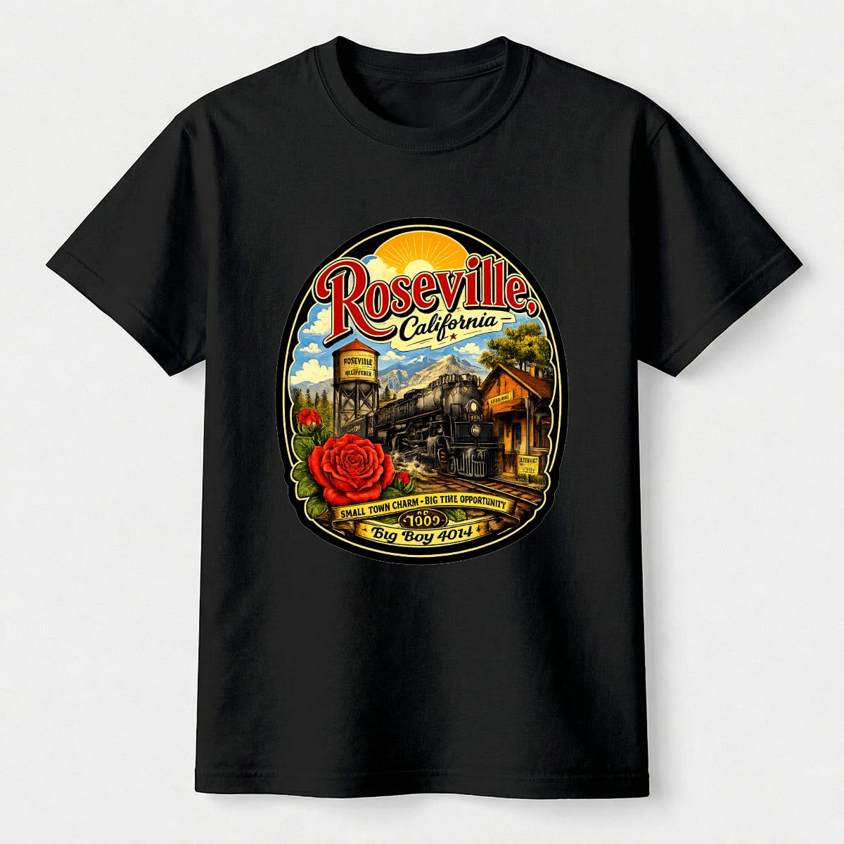 Roseville Big Boy Locomotive | Comfort Colors C1717 Women's T-Shirt