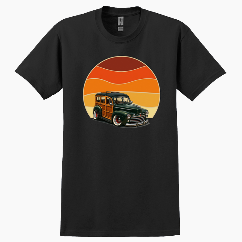 25R667 (CA) T-Shirt - Woodie Sunrise