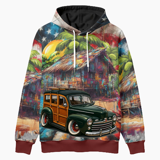 25R667 (CA) Woodie Hoodie - Patriotic