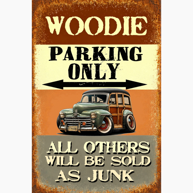 27A9286 (CA) Sign - Woodie Parking Only II