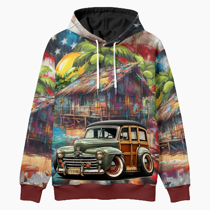 27A9286 (CA) Woodie Hoodie - Patriotic