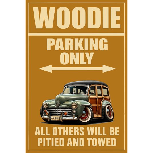 27A9286 (CA) Sign - Woodie Parking Only