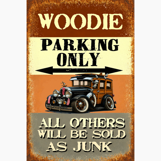 2A5294 (CA) Sign - Woodie Parking Only II