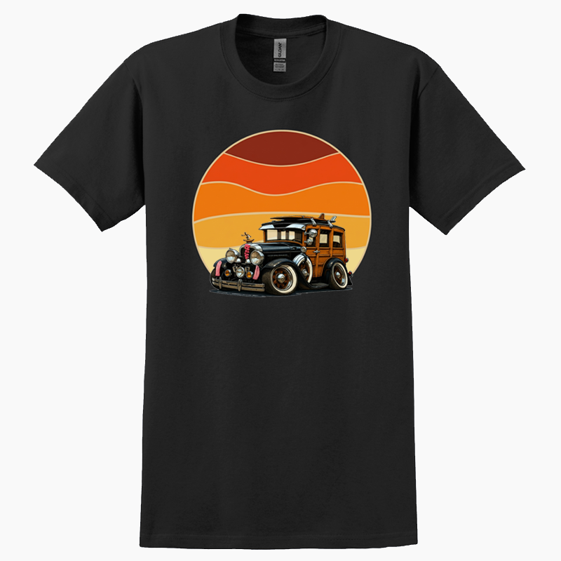 2A5294 (CA) T-Shirt - Woodie Sunrise