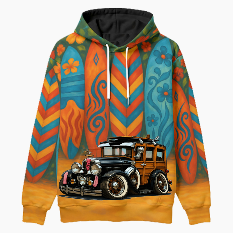 2A5294 (CA) Woodie Hoodie - Surfboard