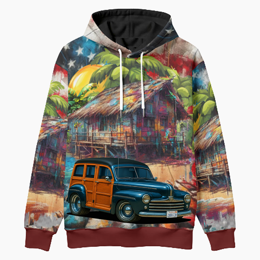 2ABX738 (CA) Woodie Hoodie - Patriotic