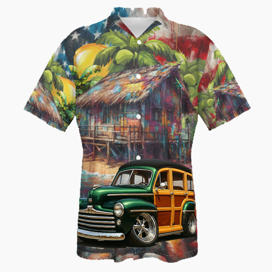 2DSHORE (CA) Hawaiian Shirt - Patriotic