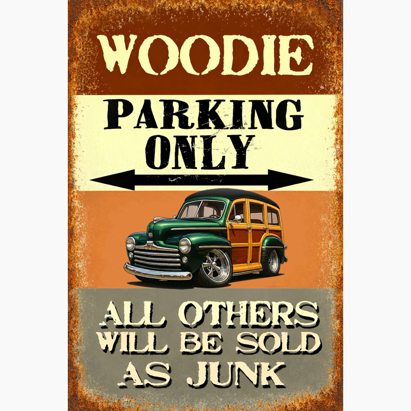 2DSHORE (CA) Sign - Woodie Parking Only II
