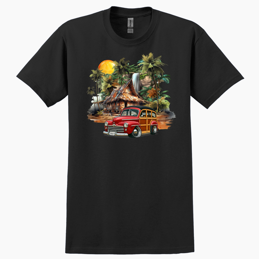 2EQH477 (CA) T-Shirt - Tropical Woodie
