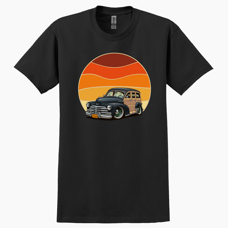 2F6487 (CA) T-Shirt - Woodie Sunrise