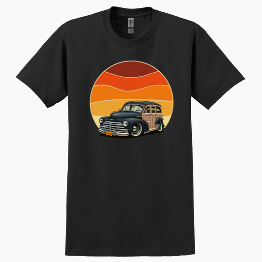 2F6487 (CA) T-Shirt - Woodie Sunrise