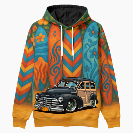 2F6487 (CA) Woodie Hoodie - Surfboard