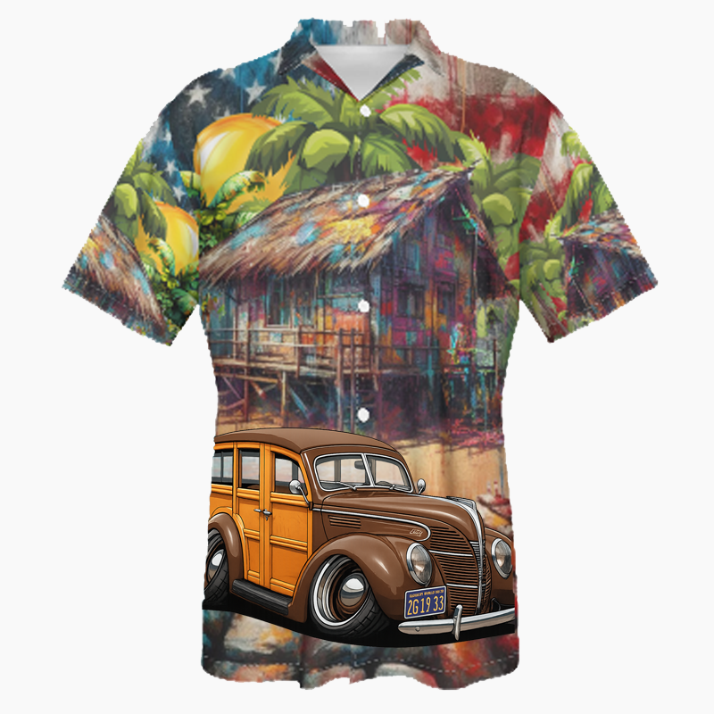 2G1933 (CA) Hawaiian Shirt - Patriotic