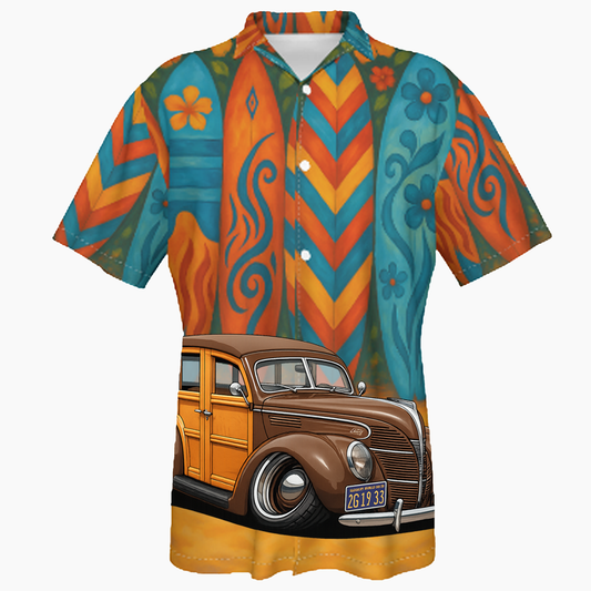 2G1933 (CA) Hawaiian Shirt - Surfboard