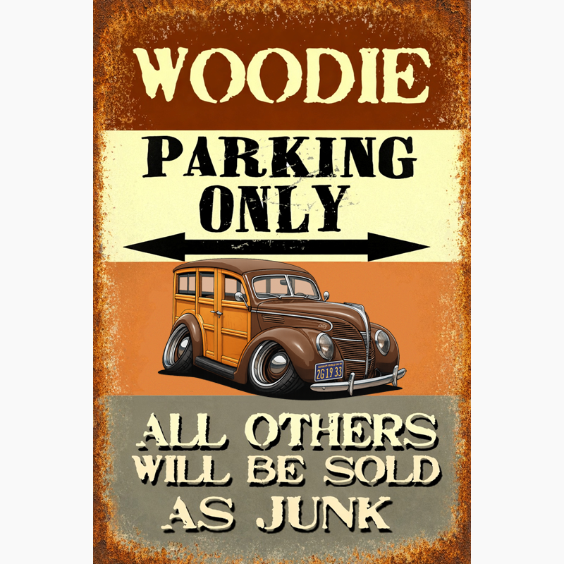 2G1933 (CA) Sign - Woodie Parking Only II