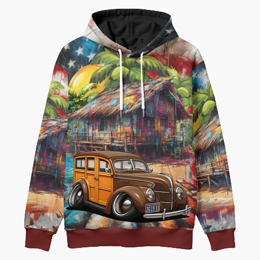 2G1933 (CA) Woodie Hoodie - Patriotic