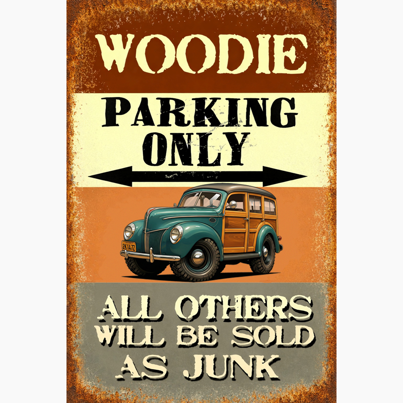2K1472 (CA) Sign - Woodie Parking Only II
