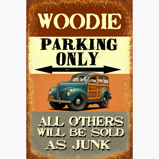 2K1472 (CA) Sign - Woodie Parking Only II