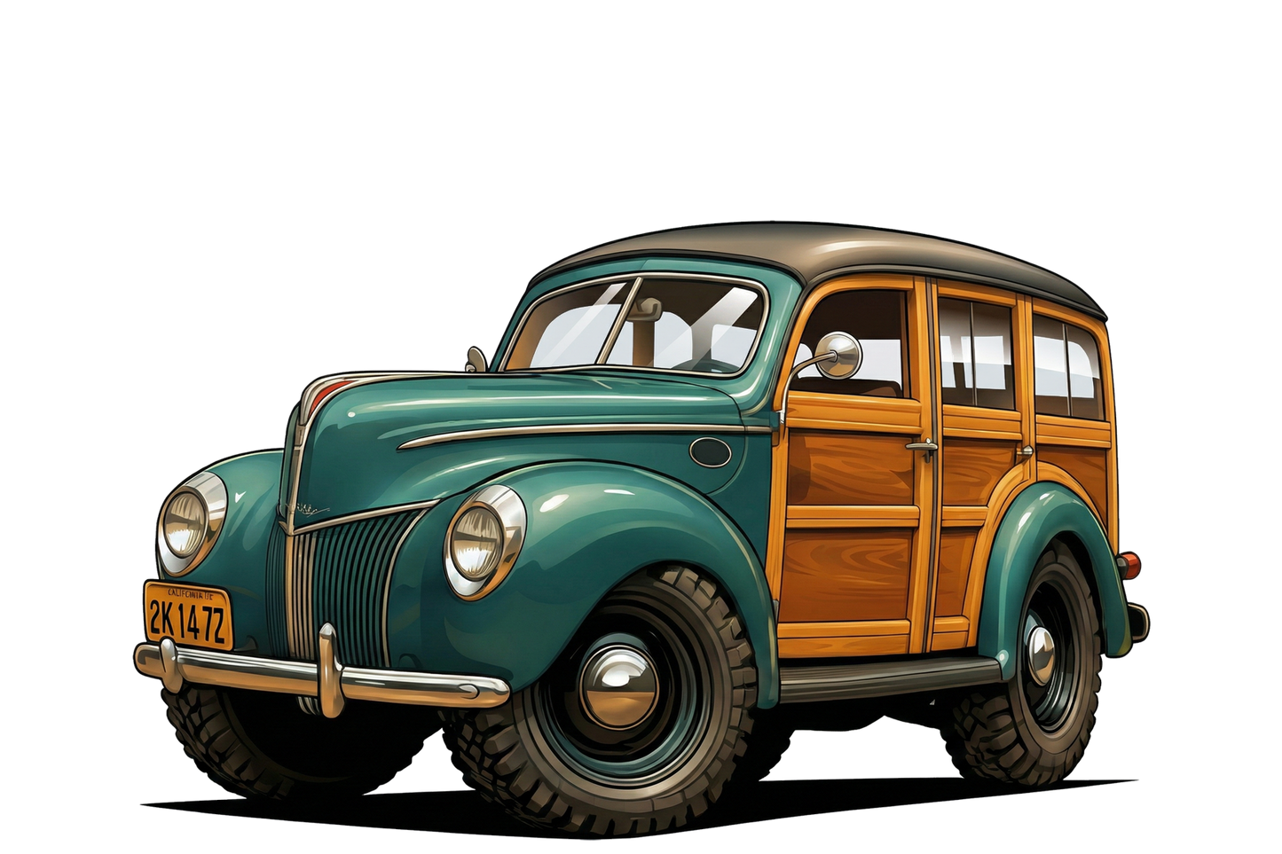 2K1472 (CA) Sign - Woodie Parking Only