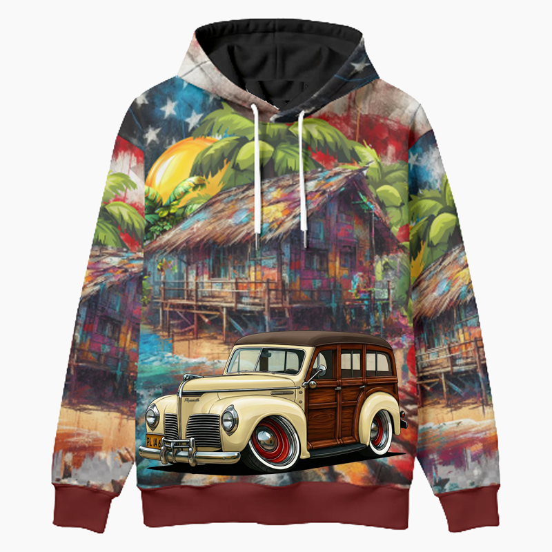 2L14664 (CA) Woodie Hoodie - Patriotic