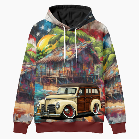 2L14664 (CA) Woodie Hoodie - Patriotic