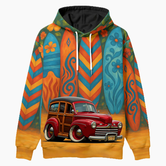 2N2427 (CA) Woodie Hoodie - Surfboard