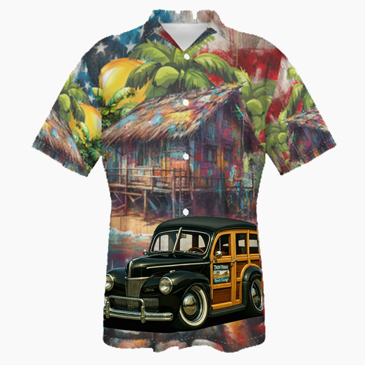 2NTV291 (CA) Hawaiian Shirt - Patriotic
