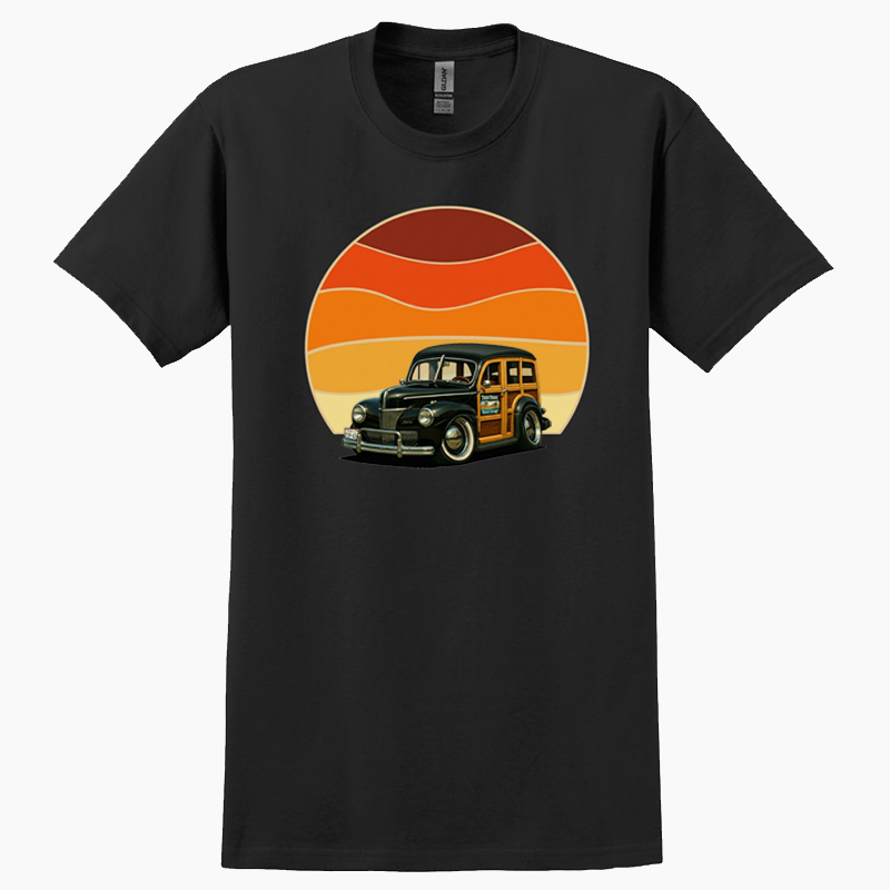 2NTV291 (CA) T-Shirt - Woodie Sunrise
