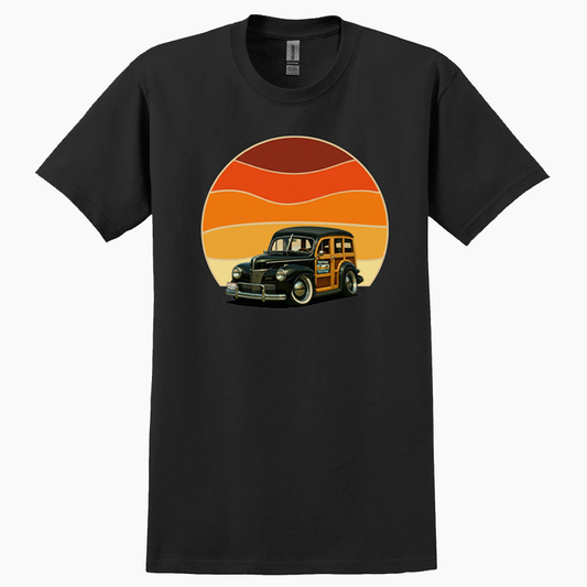 2NTV291 (CA) T-Shirt - Woodie Sunrise
