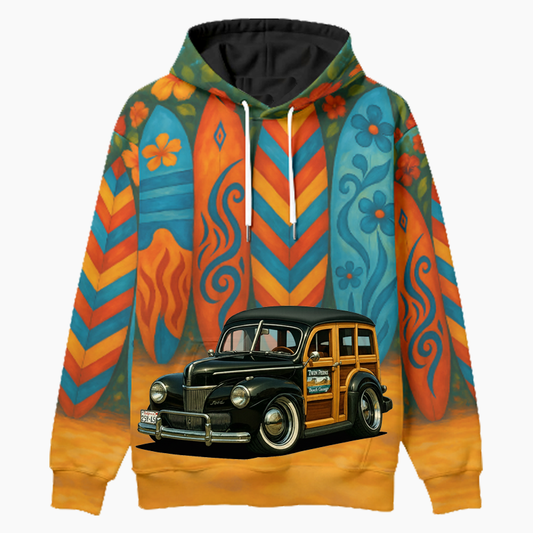 2NTV291 (CA) Woodie Hoodie - Surfboard