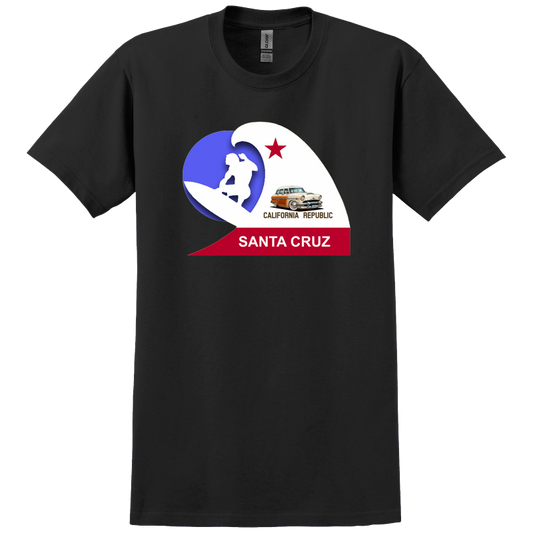 2ROSIE (OR) T-Shirt WoW Santa Cruz California Surfer