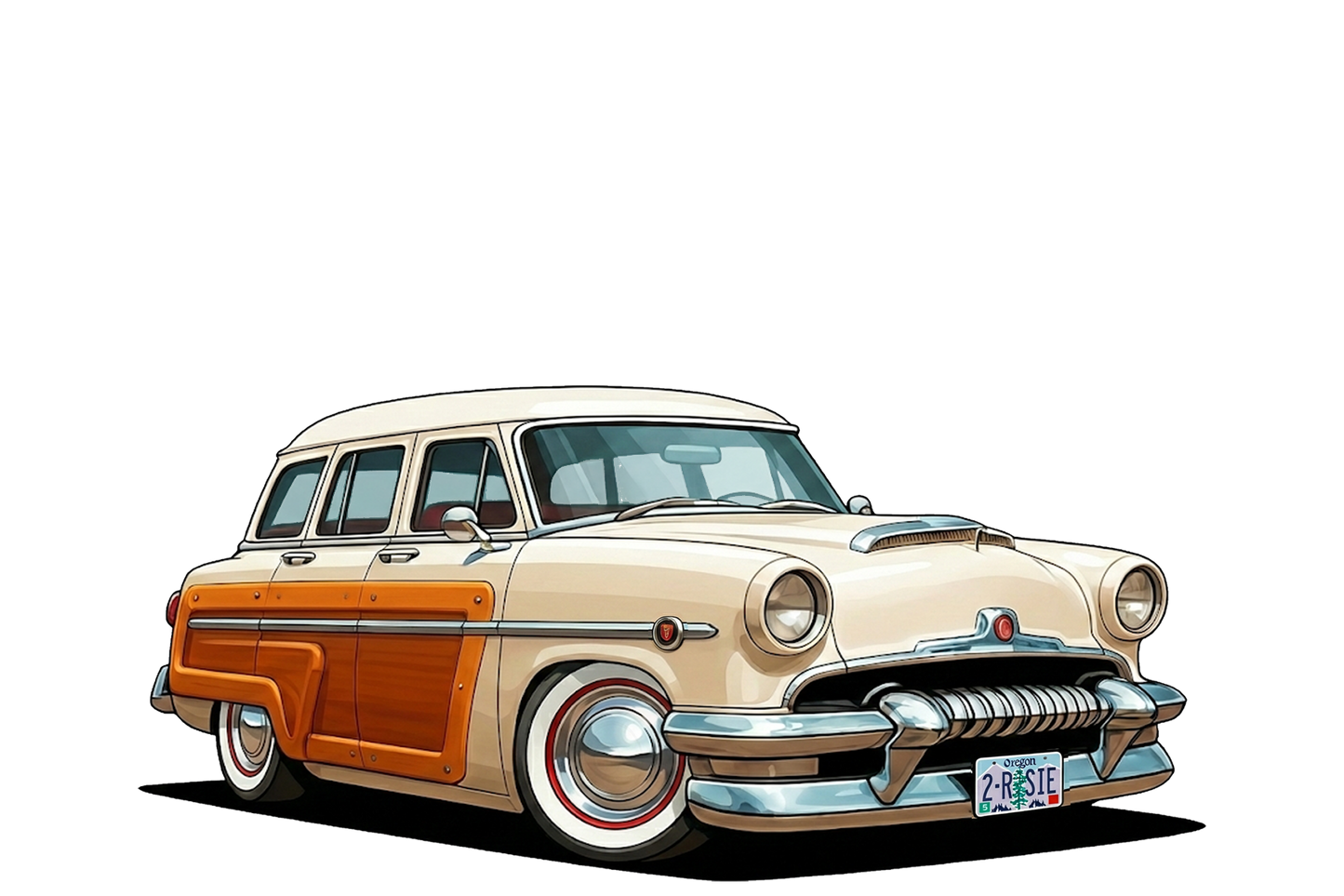 2ROSIE (OR) T-Shirt - Woodie Sunrise