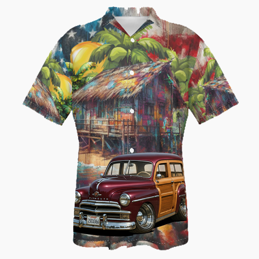 2SCU366 (CA) Hawaiian Shirt - Patriotic