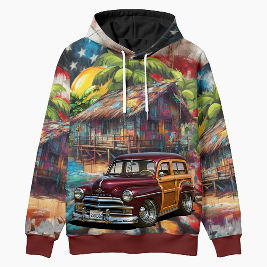 2SCU366 (CA) Woodie Hoodie - Patriotic