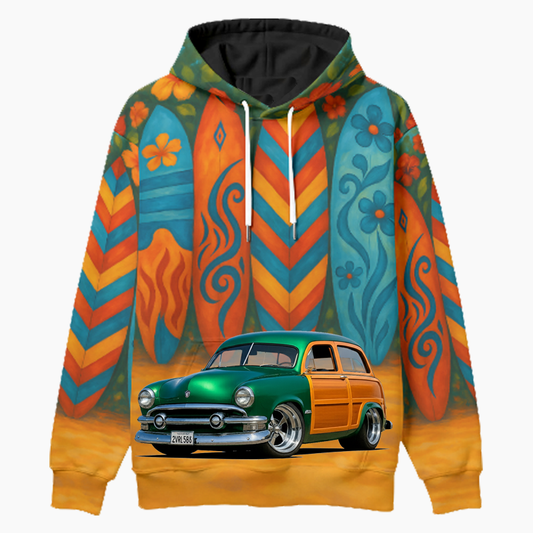 2VRL586 (CA) Woodie Hoodie - Surfboard
