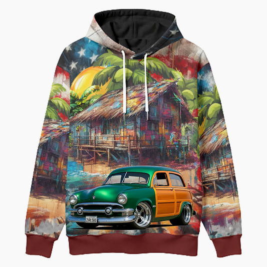 2VRL586 (CA) Woodie Hoodie - Patriotic