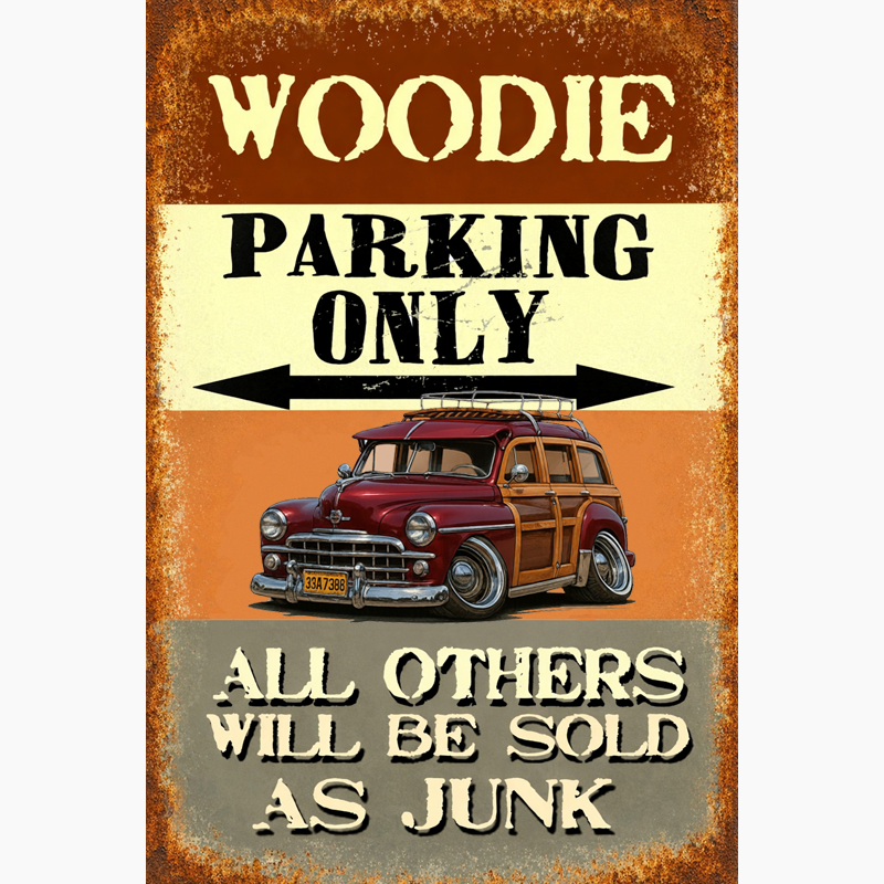 33A7398 (CA) Sign - Woodie Parking Only II
