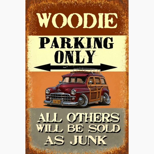 33A7398 (CA) Sign - Woodie Parking Only II