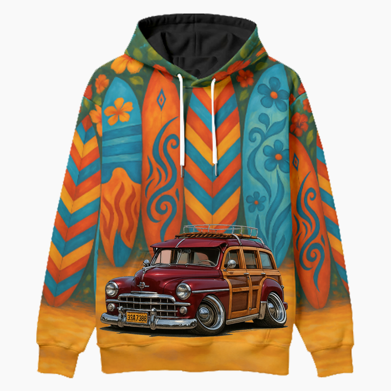 33A7398 (CA) Woodie Hoodie - Surfboard