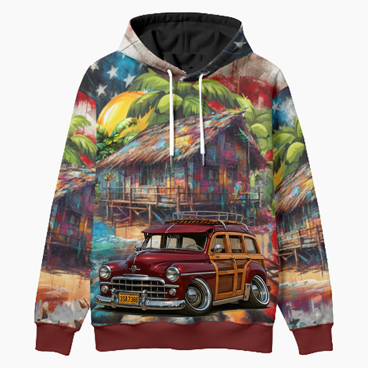 33A7398 (CA) Woodie Hoodie - Patriotic