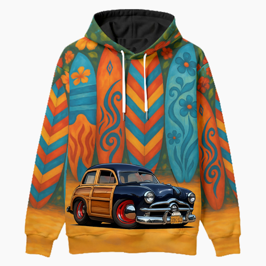 33B2513 (CA) Woodie Hoodie - Surfboard