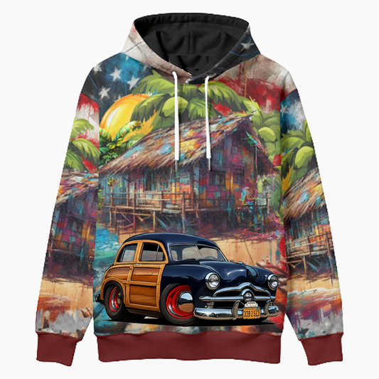 33B2513 (CA) Woodie Hoodie - Patriotic
