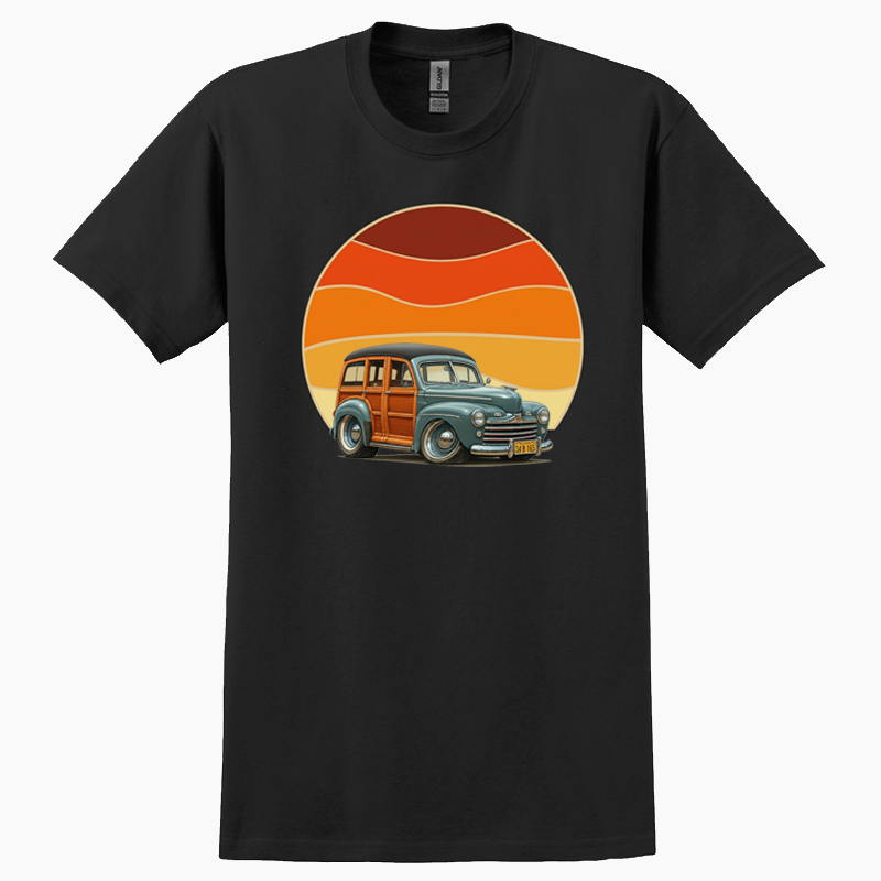 34B165 (CA) T-Shirt - Woodie Sunrise
