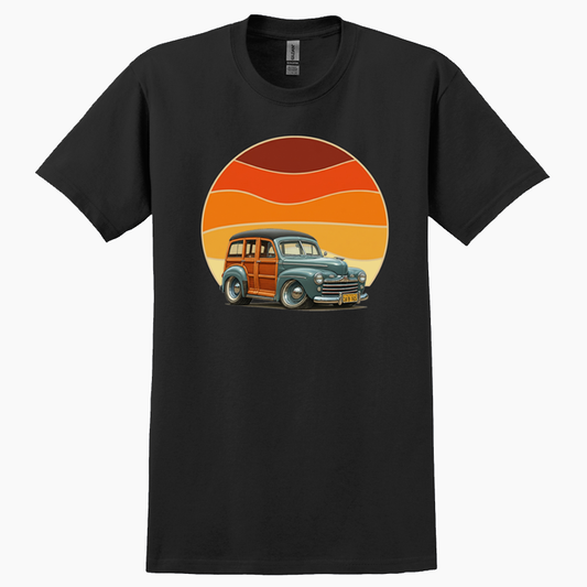 34B165 (CA) T-Shirt - Woodie Sunrise