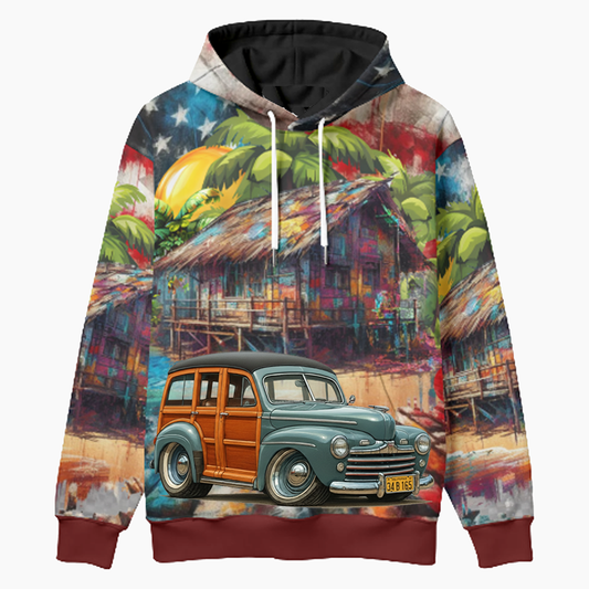 34B165 (CA) Woodie Hoodie - Patriotic