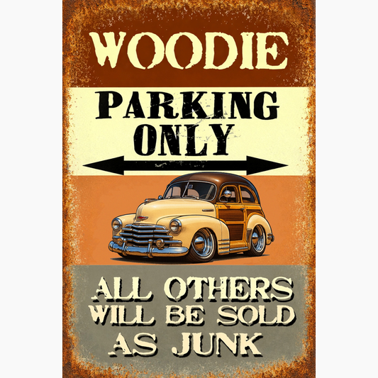 38A9772 (CA) Sign - Woodie Parking Only II