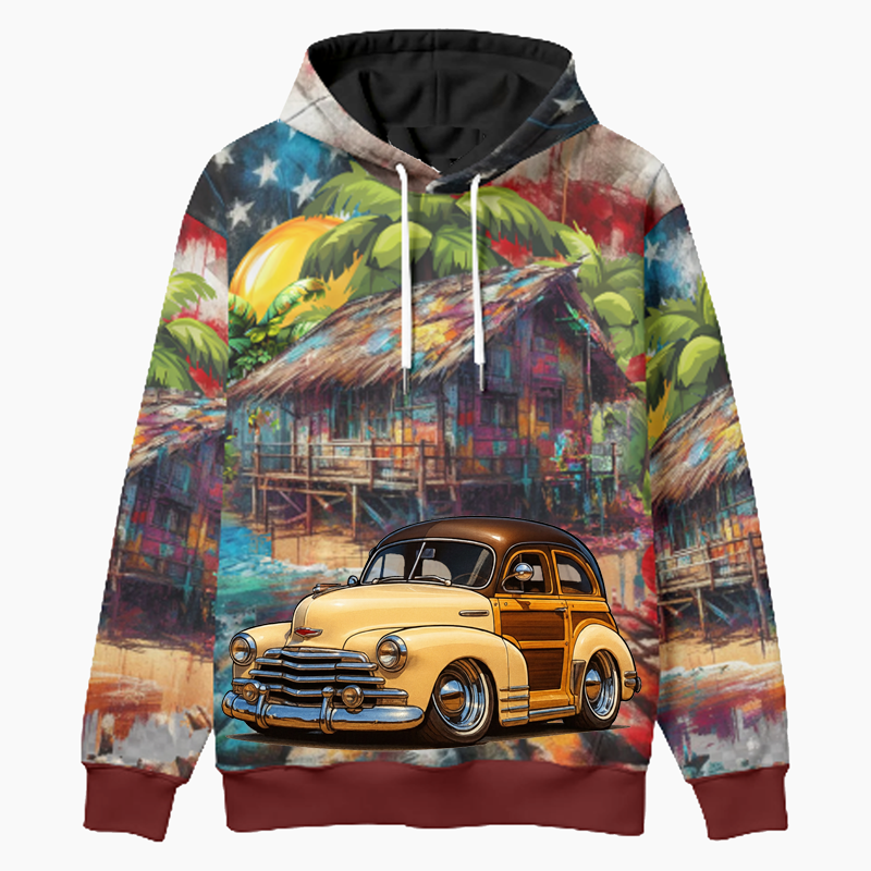 38A9772 (CA) Woodie Hoodie - Patriotic