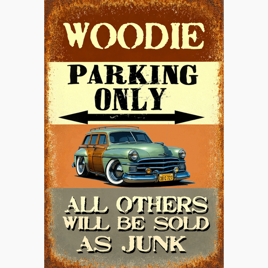 38C727 (CA) Sign - Woodie Parking Only II